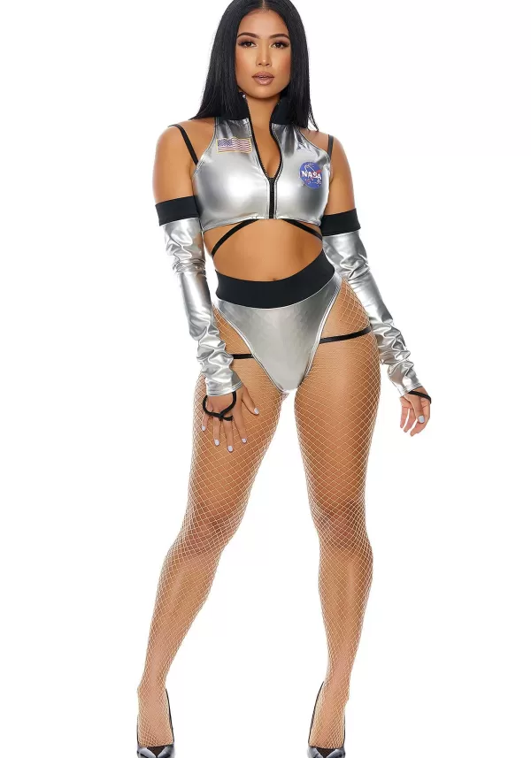 Fashion To The Moon Astronaut Costume For Women Sexy Costumes