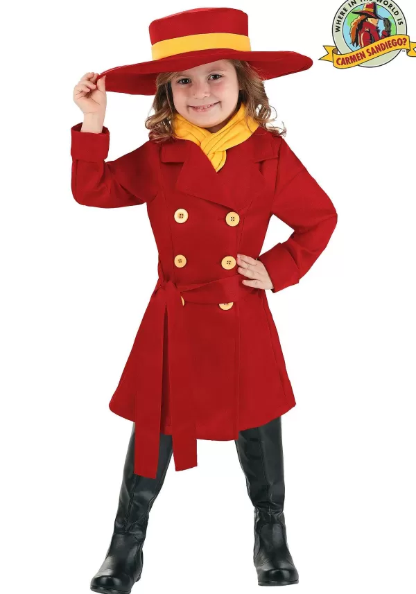Best Sale Toddler Carmen Sandiego Costume For Girls Toddler Costumes