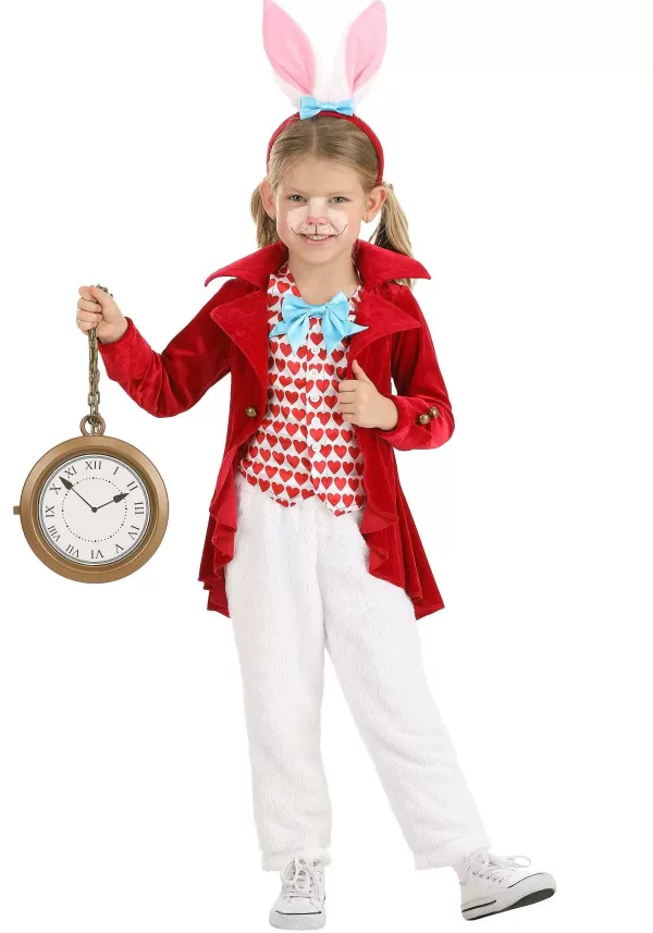 New Toddler Dignified White Rabbit Costume For Girls Toddler Costumes