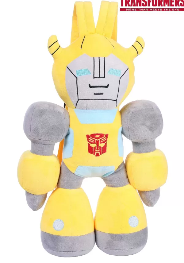 New Transformers Bumblebee Soft Plush Backpack Backpacks