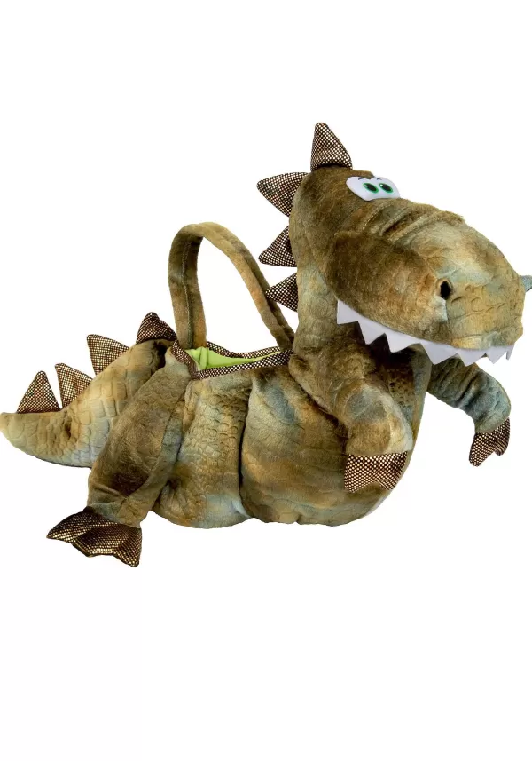 Best Sale T-Rex Trick Or Treat Plush Bag Purses