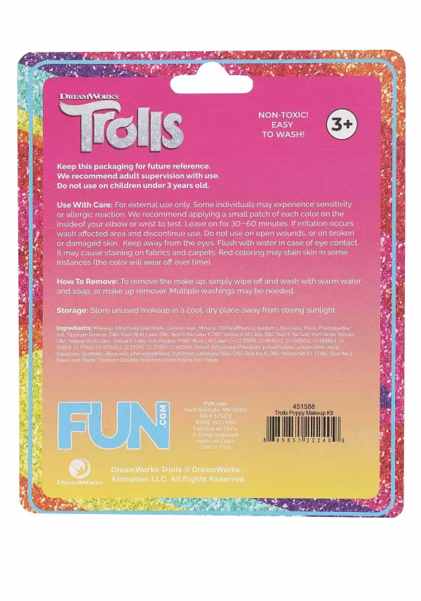 Shop Trolls Poppy Costume Makeup Kit Makeup