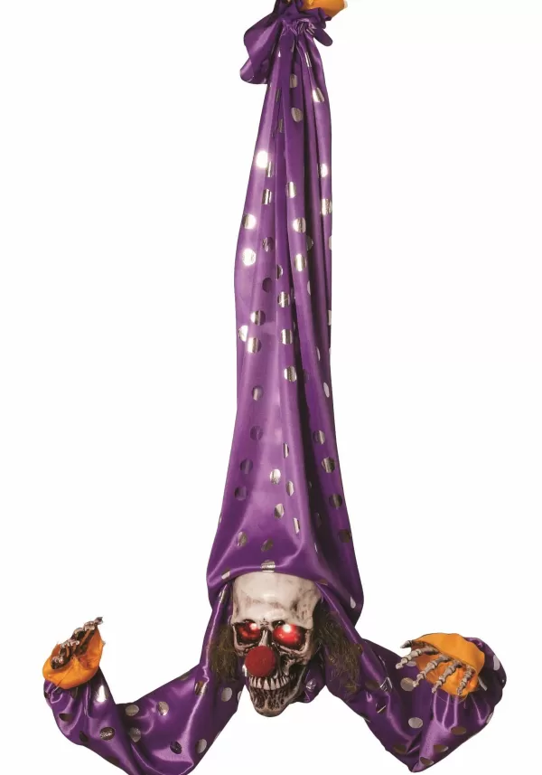 Shop Upside Down Animated Halloween Clown Decoration Animatronics