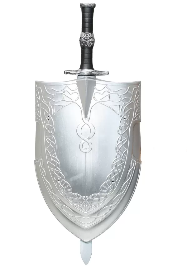 Outlet Valiant Knight Sword & Shield Toy Weapons
