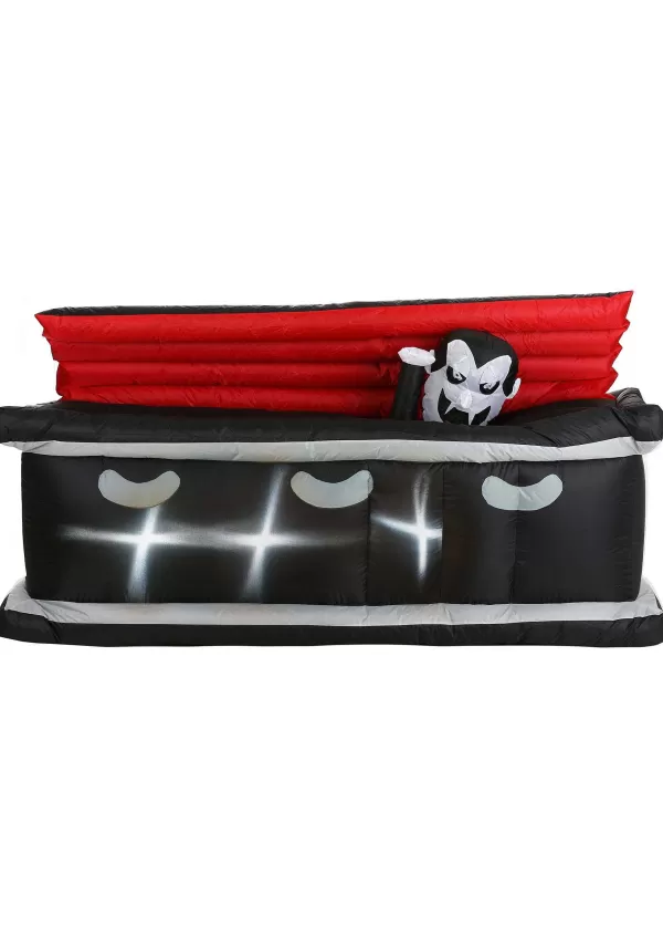 Hot Vampire'S Coffin Inflatable Light Up Halloween Decoration Inflatable Decorations