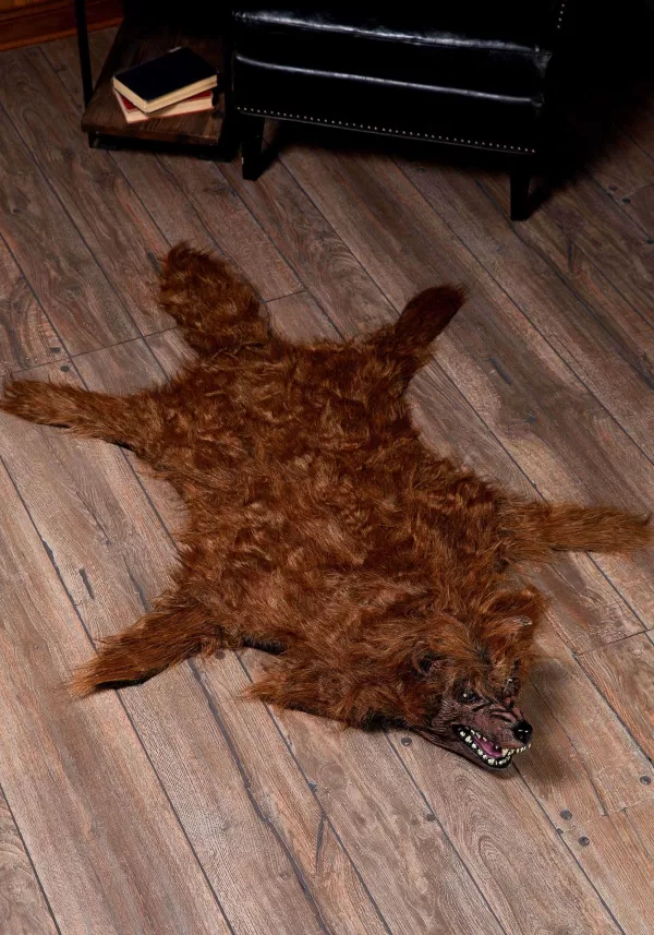 Flash Sale Werewolf Rug With Light And Sound Halloween Decoration Indoor Decorations