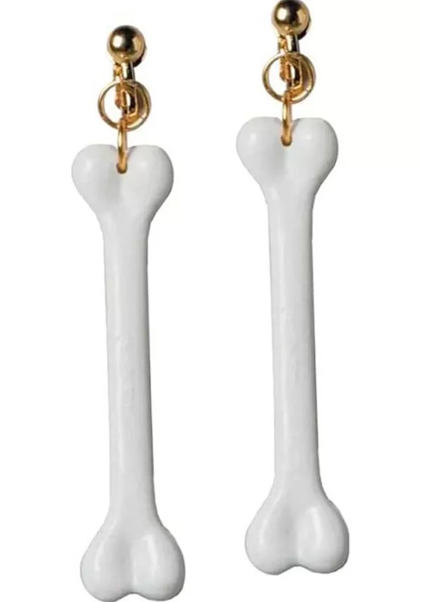 Online White Bone Earrings Costume Jewelry
