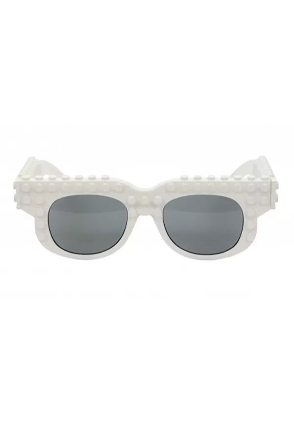 Clearance White Bricky Blocks Glasses Glasses / Sunglasses