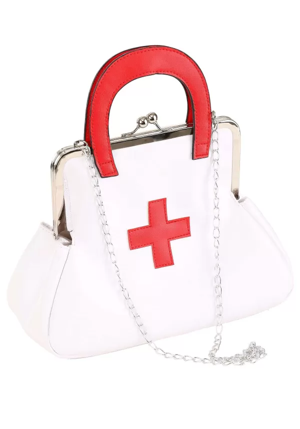 Shop White Nurse Costume Accessory Purse Purses