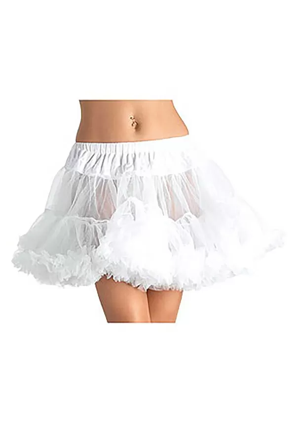 Outlet White Plus Size Tulle Petticoat Petticoats