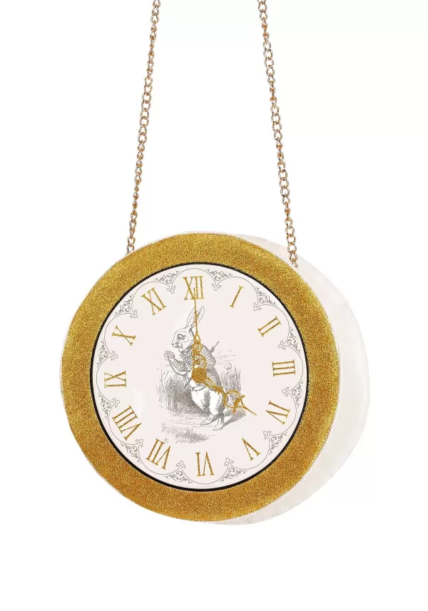 Best Sale White Rabbit Clock Purse Purses