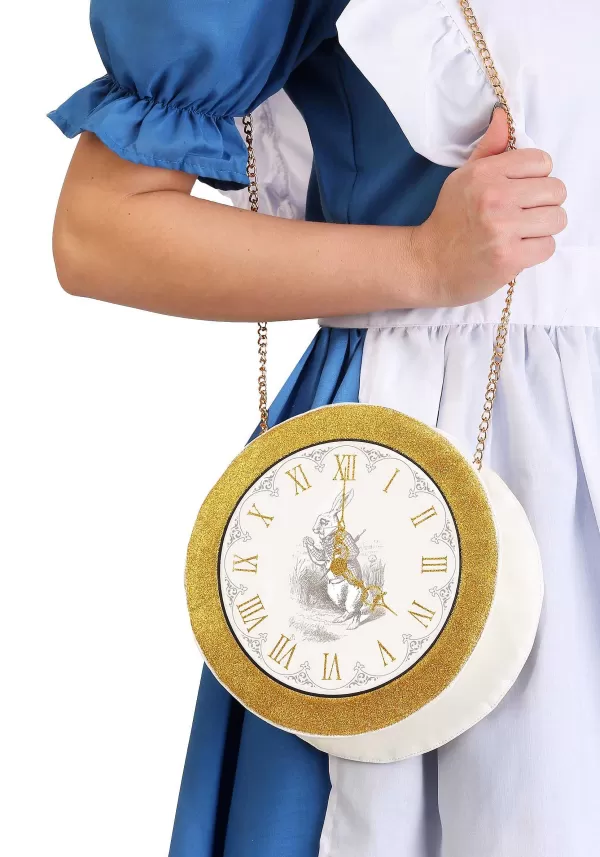 Best Sale White Rabbit Clock Purse Purses