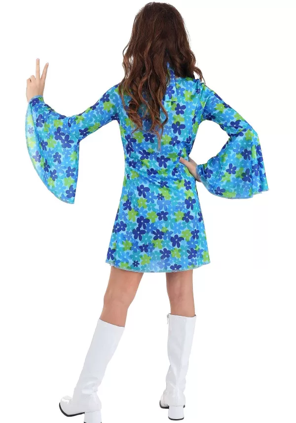Cheap Wild Flower 70S Costume Dress For Girls Girl Costumes