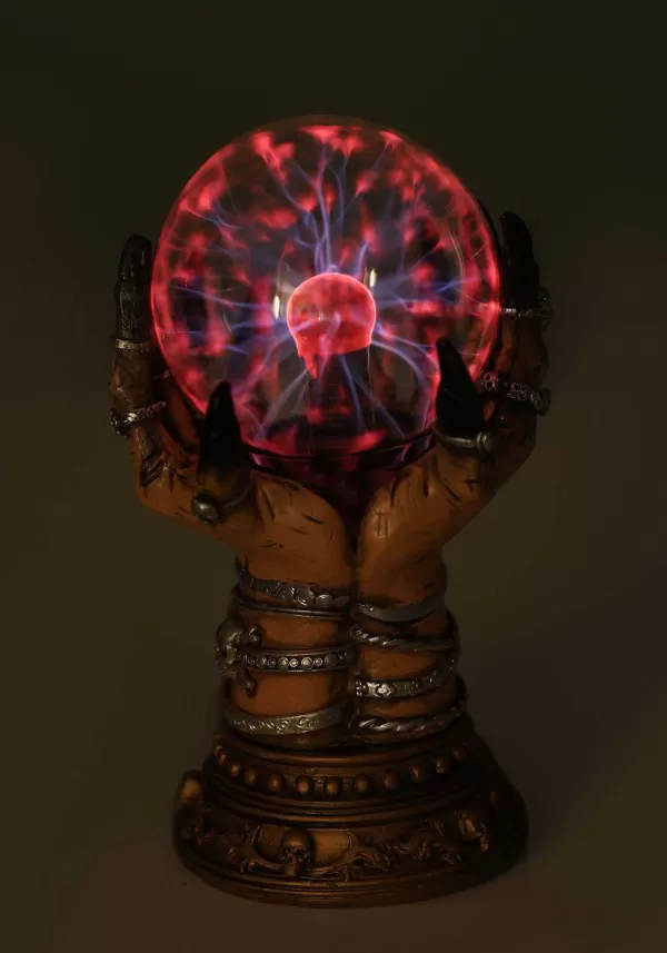 Cheap Witch Hands Electric Magic Ball Halloween Decoration Halloween Props