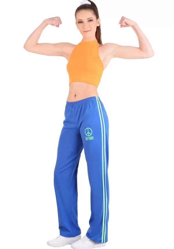 New Women'S Athletic Girl Power Popstar Costume Sexy Costumes