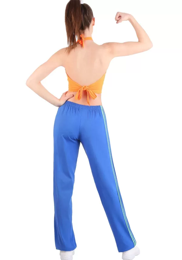 New Women'S Athletic Girl Power Popstar Costume Sexy Costumes