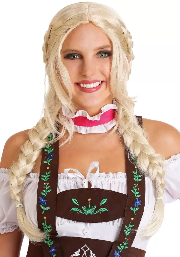 Hot Women'S Bavarian Girl Wig Wigs