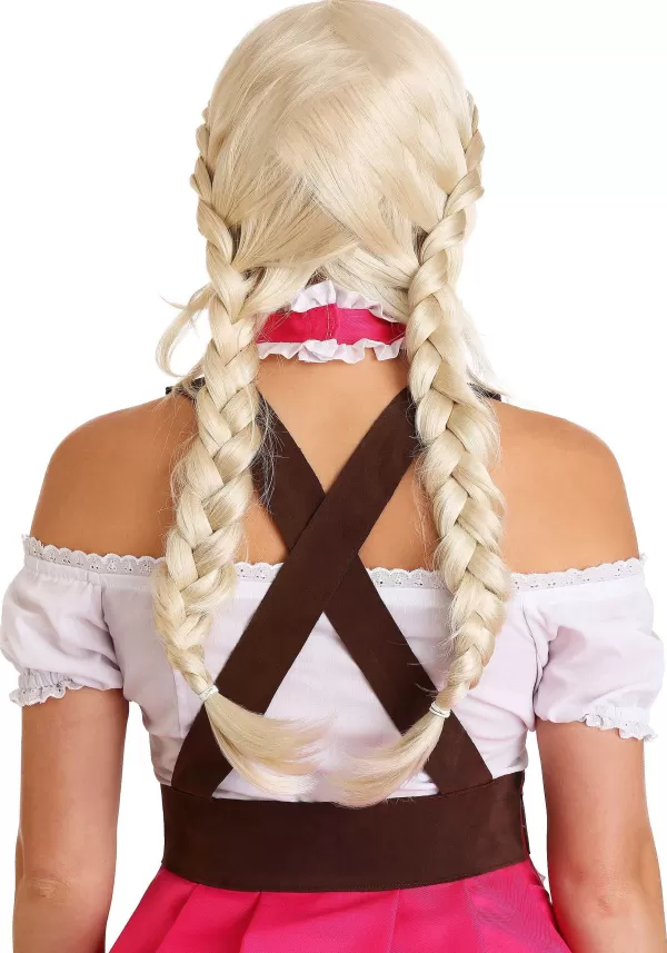 Hot Women'S Bavarian Girl Wig Wigs