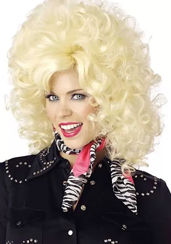 Flash Sale Women'S Country Western Star Blonde Wig Wigs