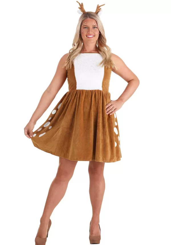 Online Women'S Dazzling Deer Costume Women'S Costumes