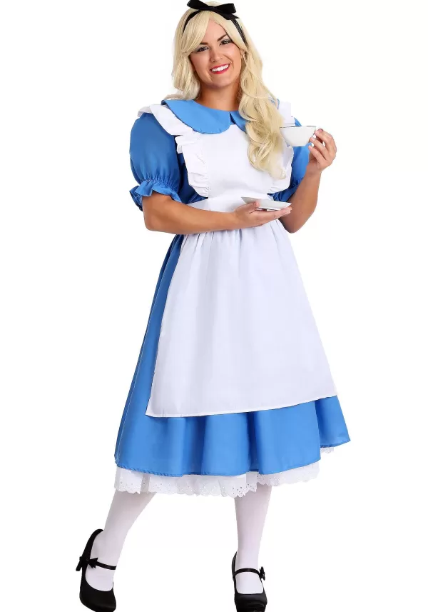 Flash Sale Women'S Deluxe Plus Size Alice Costume Dress Women'S Costumes