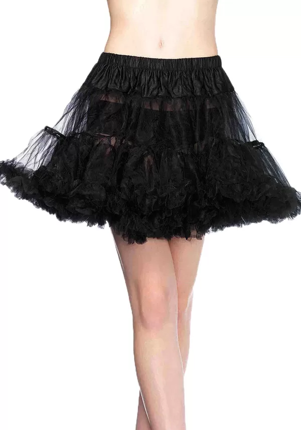 Clearance Women'S Fancy Black Layered Tulle Petticoat Petticoats