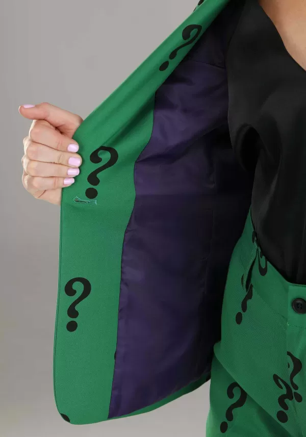 Best Sale Women'S Green Riddler Blazer Halloween Clothes