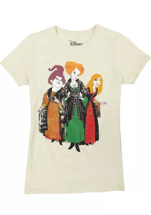 New Women'S Hocus Pocus 3 Sisters T-Shirt Halloween Clothes