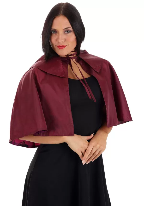 New Women'S Mary Sanderson Hooded Capelet Capes