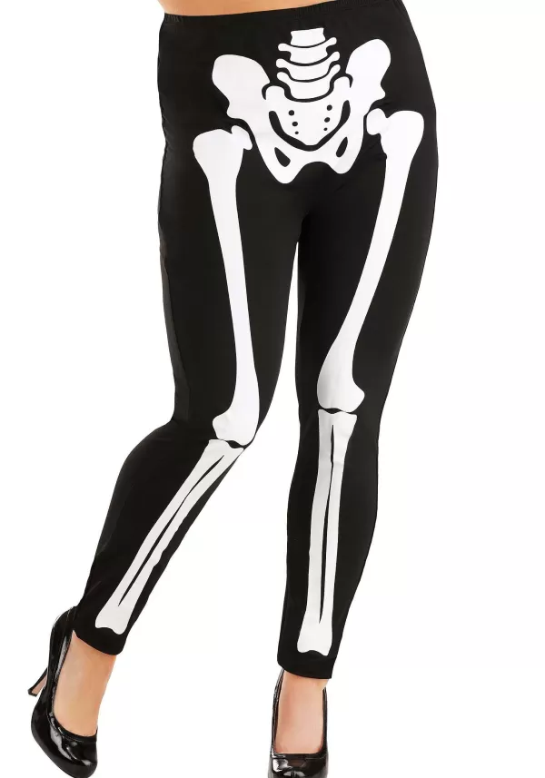 Best Women'S Plus Size Classic Skeleton Leggings Halloween Clothes