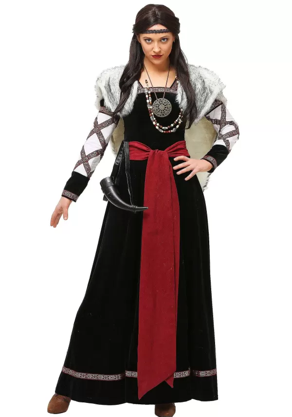 Shop Women'S Plus Size Dark Viking Costume Dress Women'S Costumes