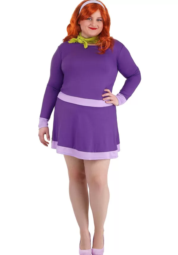 Outlet Women'S Plus Size Scooby Doo Daphne Costume Women'S Costumes