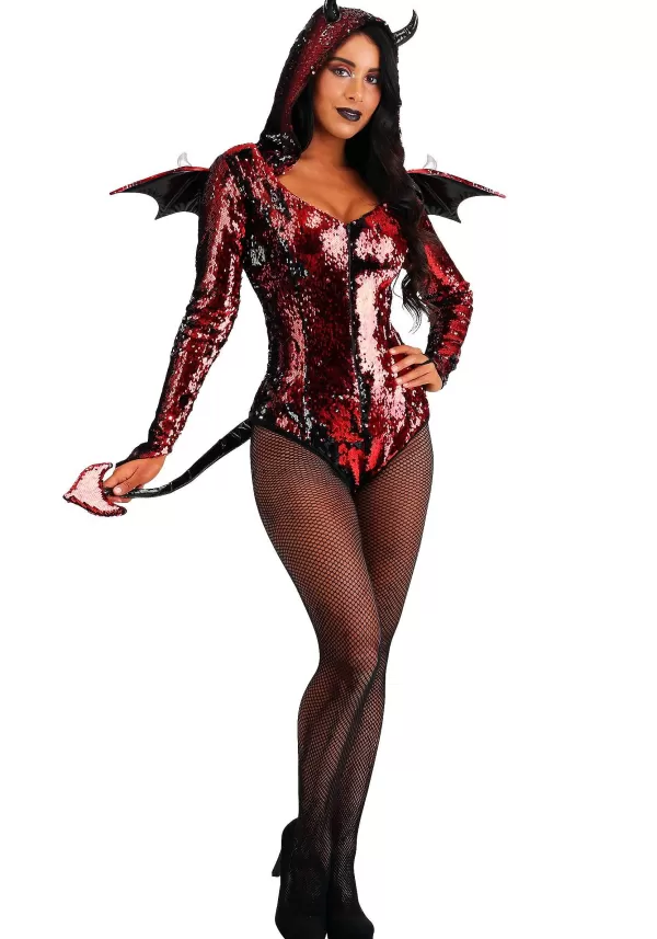 Shop Women'S Sequined Devil Costume Sexy Costumes