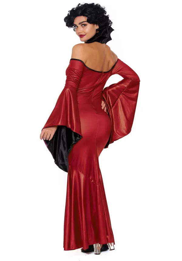 Hot Women'S Vampire Red Vixen Costume Dress Sexy Costumes