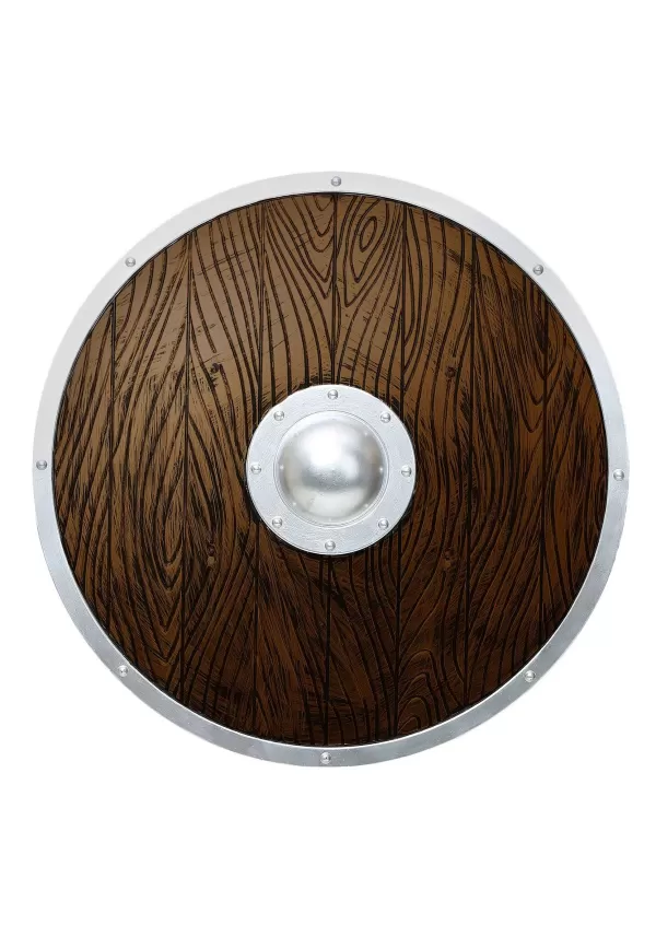 Cheap Wood-Look Viking Shield Toy Weapons
