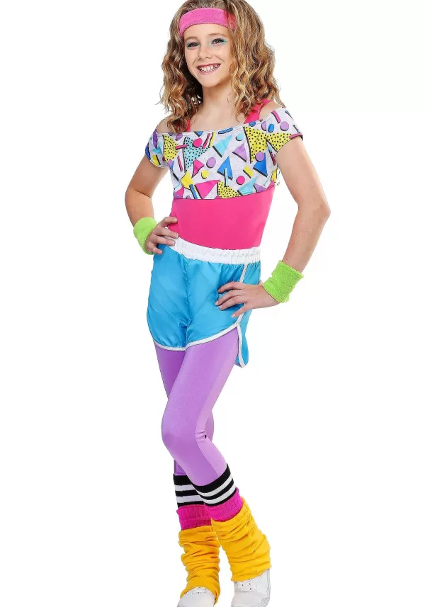 New Work It Out Girl'S 80S Costume Girl Costumes
