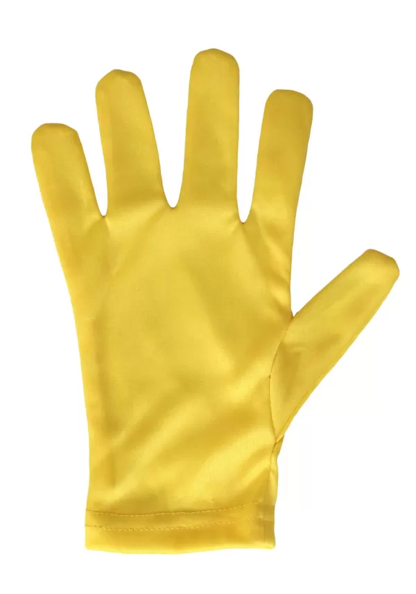 Best Sale Yellow Costume Gloves For Adults Gloves
