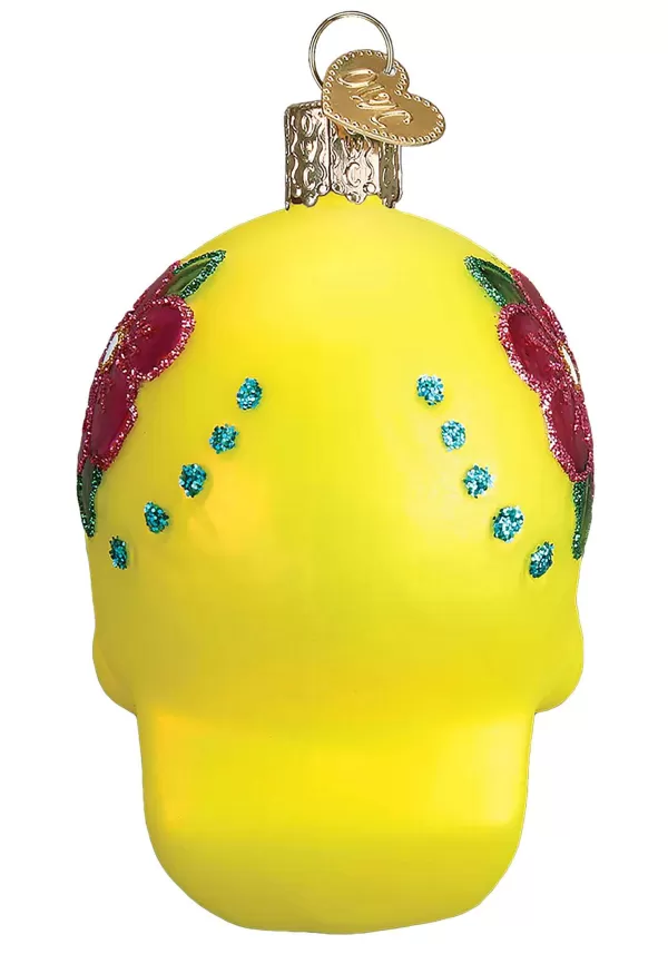 Store Yellow Sugar Skull Christmas Tree Ornament Christmas Decorations