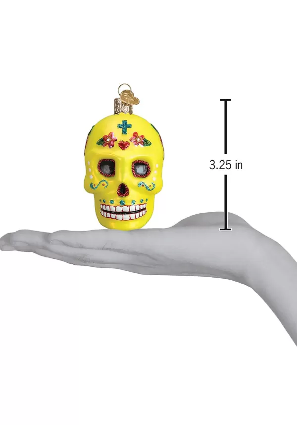 Store Yellow Sugar Skull Christmas Tree Ornament Christmas Decorations