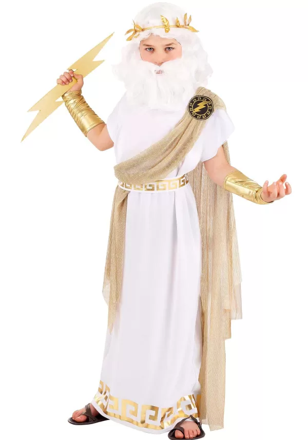 Clearance Zeus Costume For Kids Boy Costumes